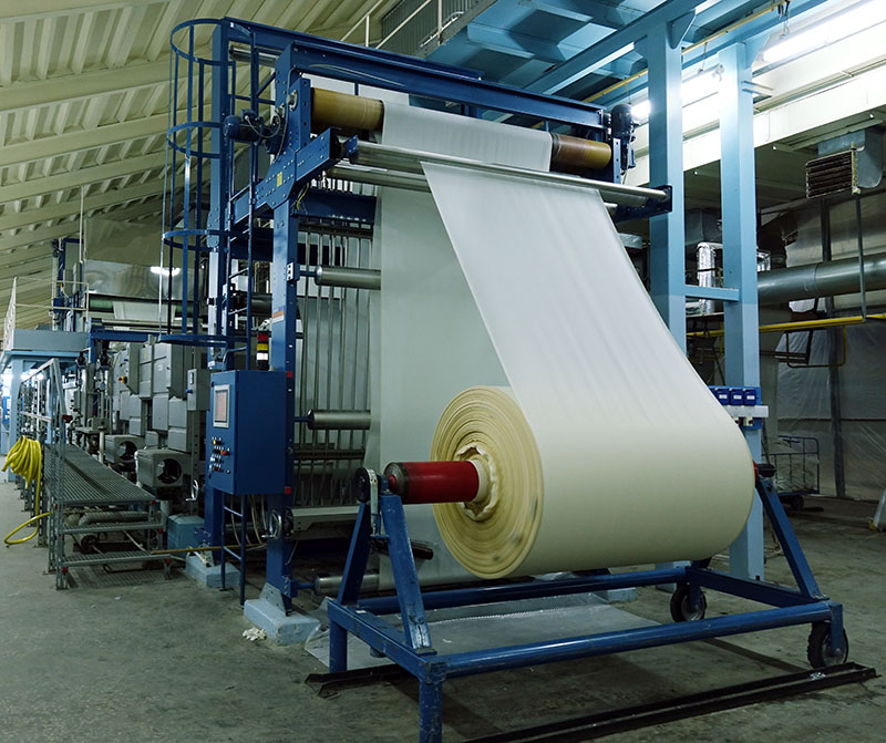 Web width measurement and monitoring in textile industry