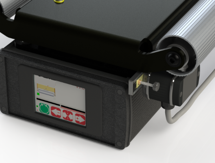 Fully integrated web guiding system with the operator interface