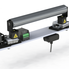 Narrow Web Steering Guide Assembly Front View