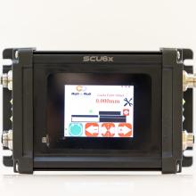 SCU6x Controller with sensor for web guiding, web width measurement, etc.