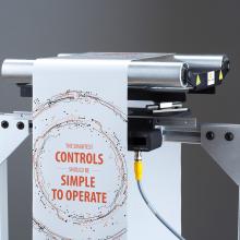 Web guide with a edge sensor